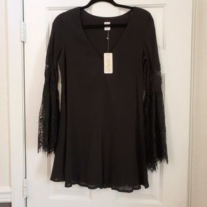 L*Space Black dress size Large NWT